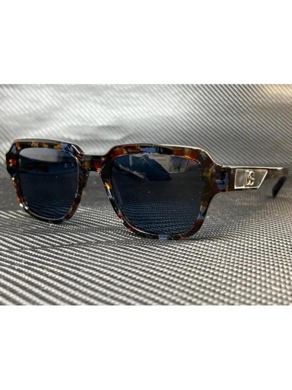 New Dolce & Gabbana Men Blue Havana Sunglasses 52- 19- 145